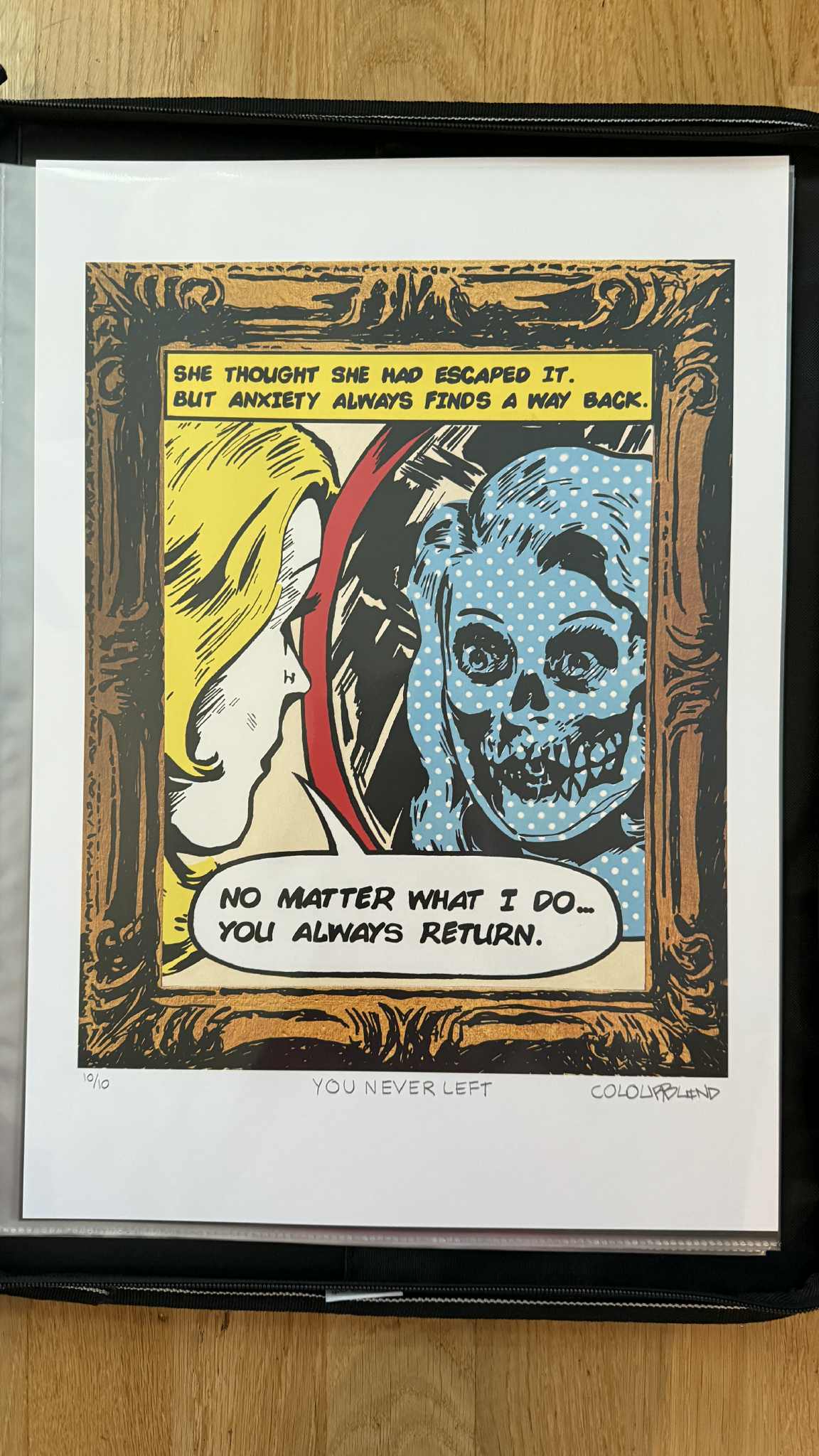 YOU NEVER LEFT – A3 Signed Print