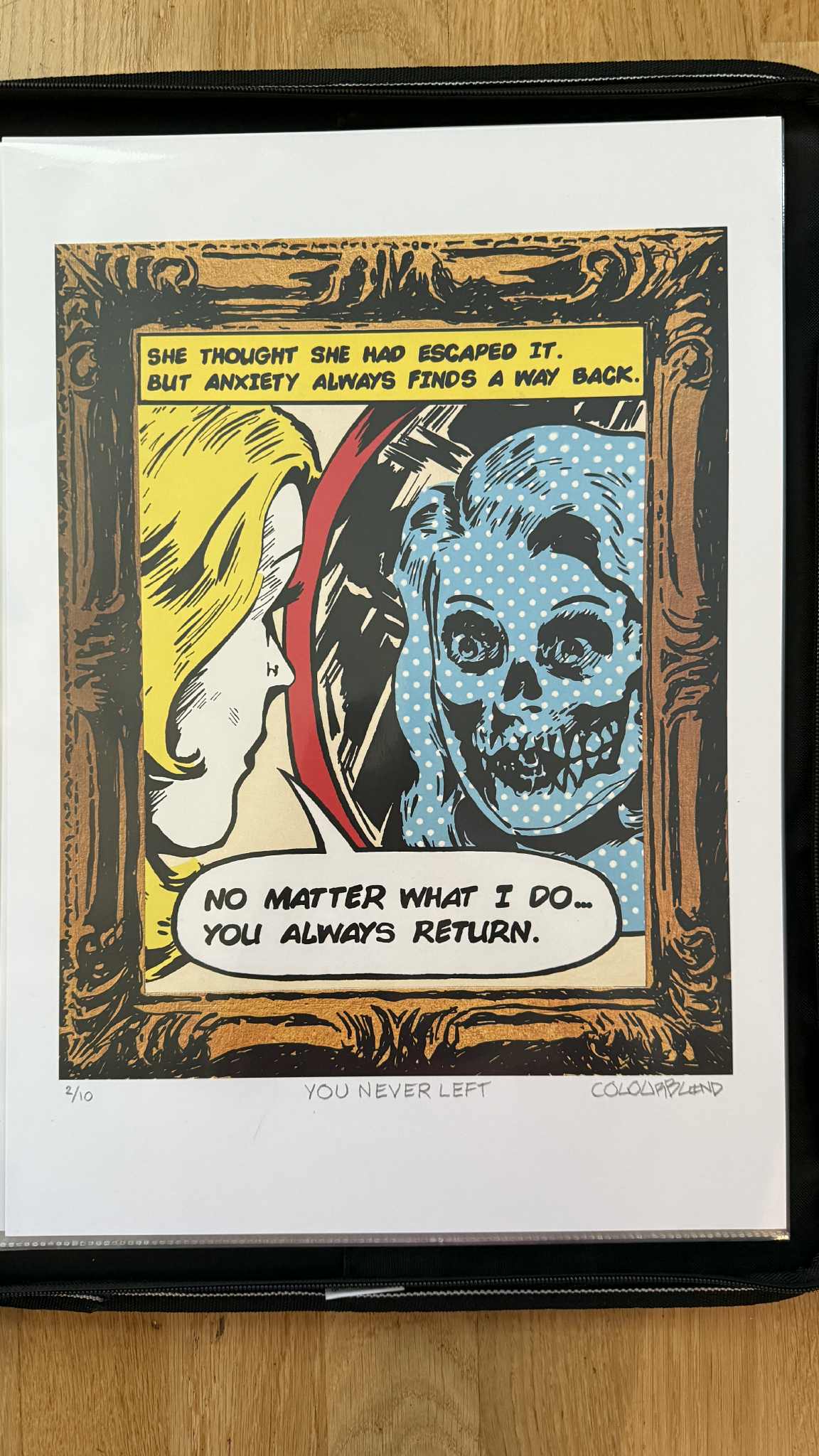 YOU NEVER LEFT – A3 Signed Print
