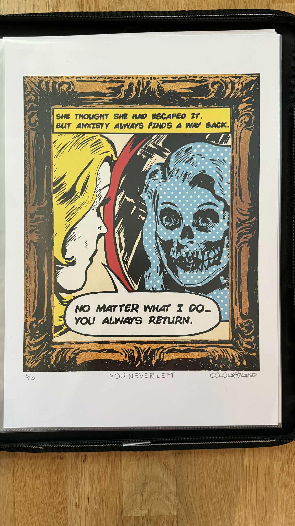 YOU NEVER LEFT – A3 Signed Print