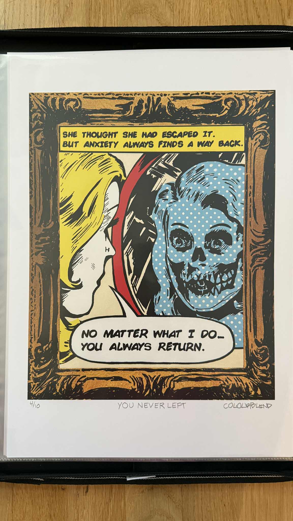 YOU NEVER LEFT – A3 Signed Print