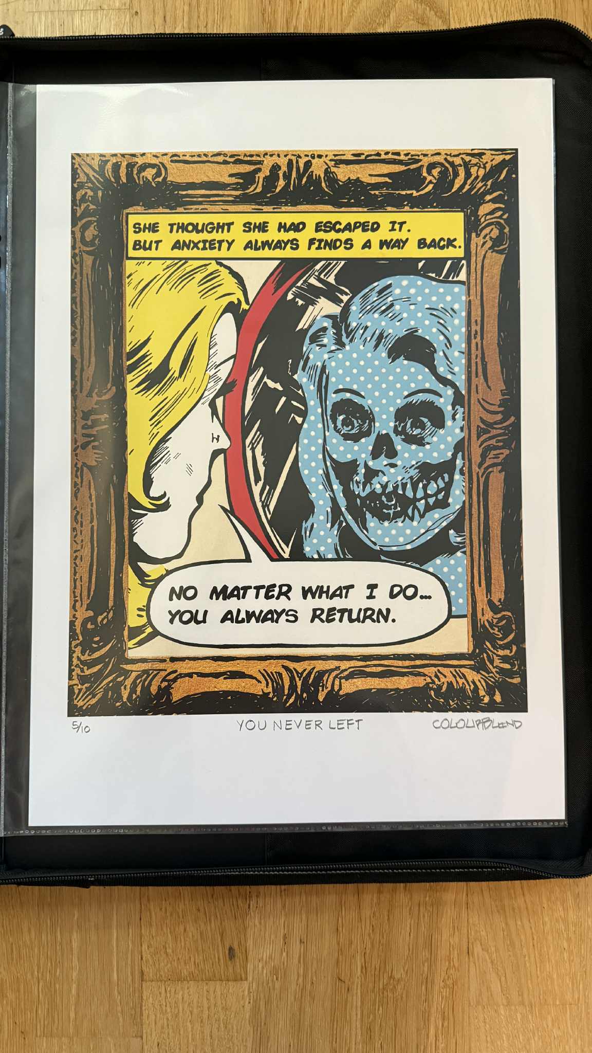YOU NEVER LEFT – A3 Signed Print