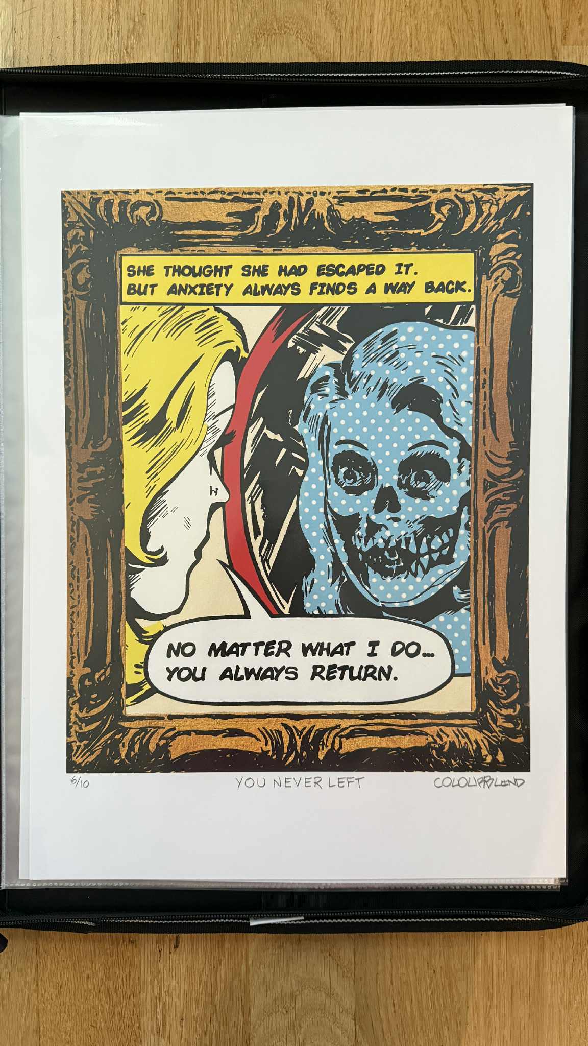 YOU NEVER LEFT – A3 Signed Print