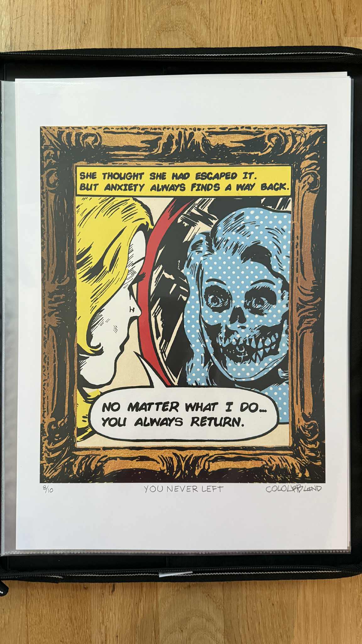 YOU NEVER LEFT – A3 Signed Print