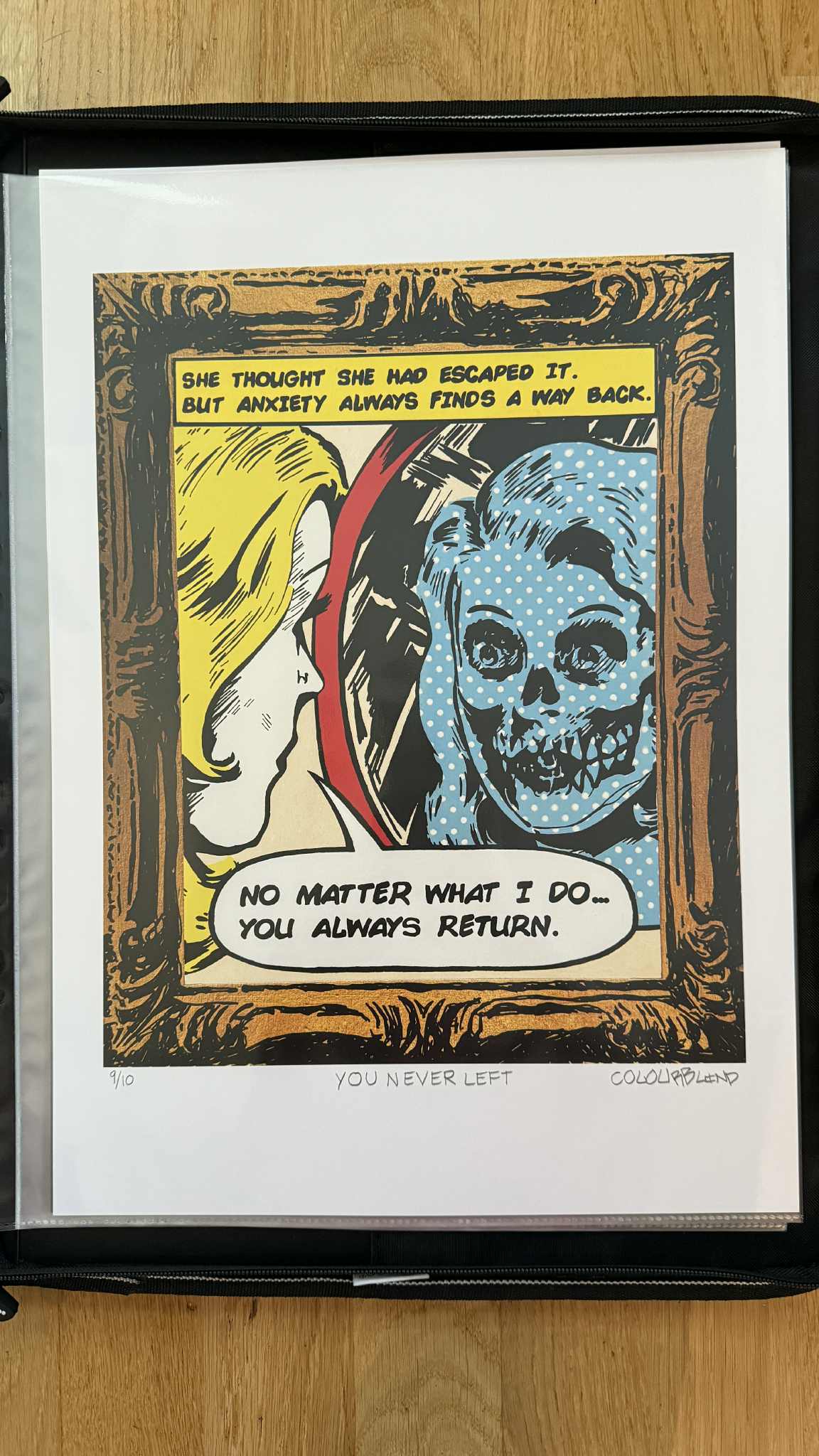 YOU NEVER LEFT – A3 Signed Print