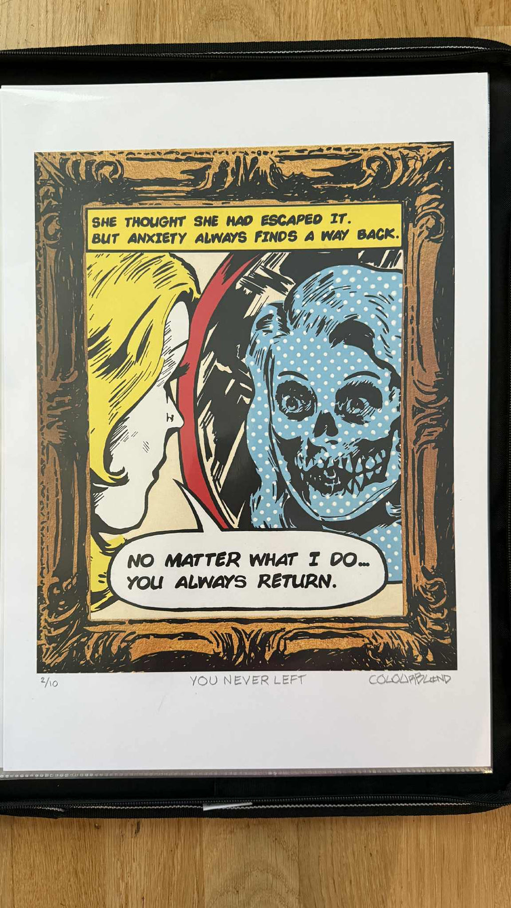 YOU NEVER LEFT – A3 Signed Print