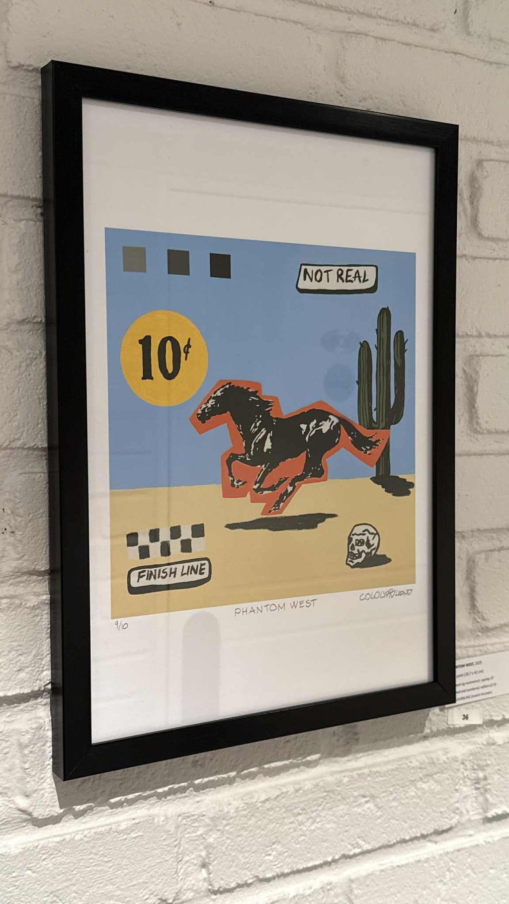 PHANTOM WEST – A3 Signed print