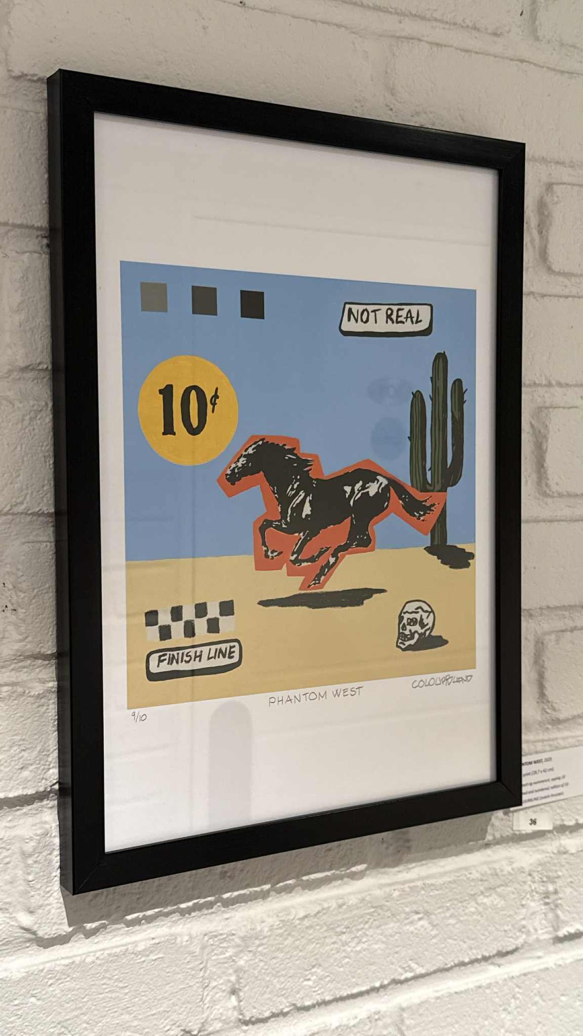 PHANTOM WEST – A3 Signed print