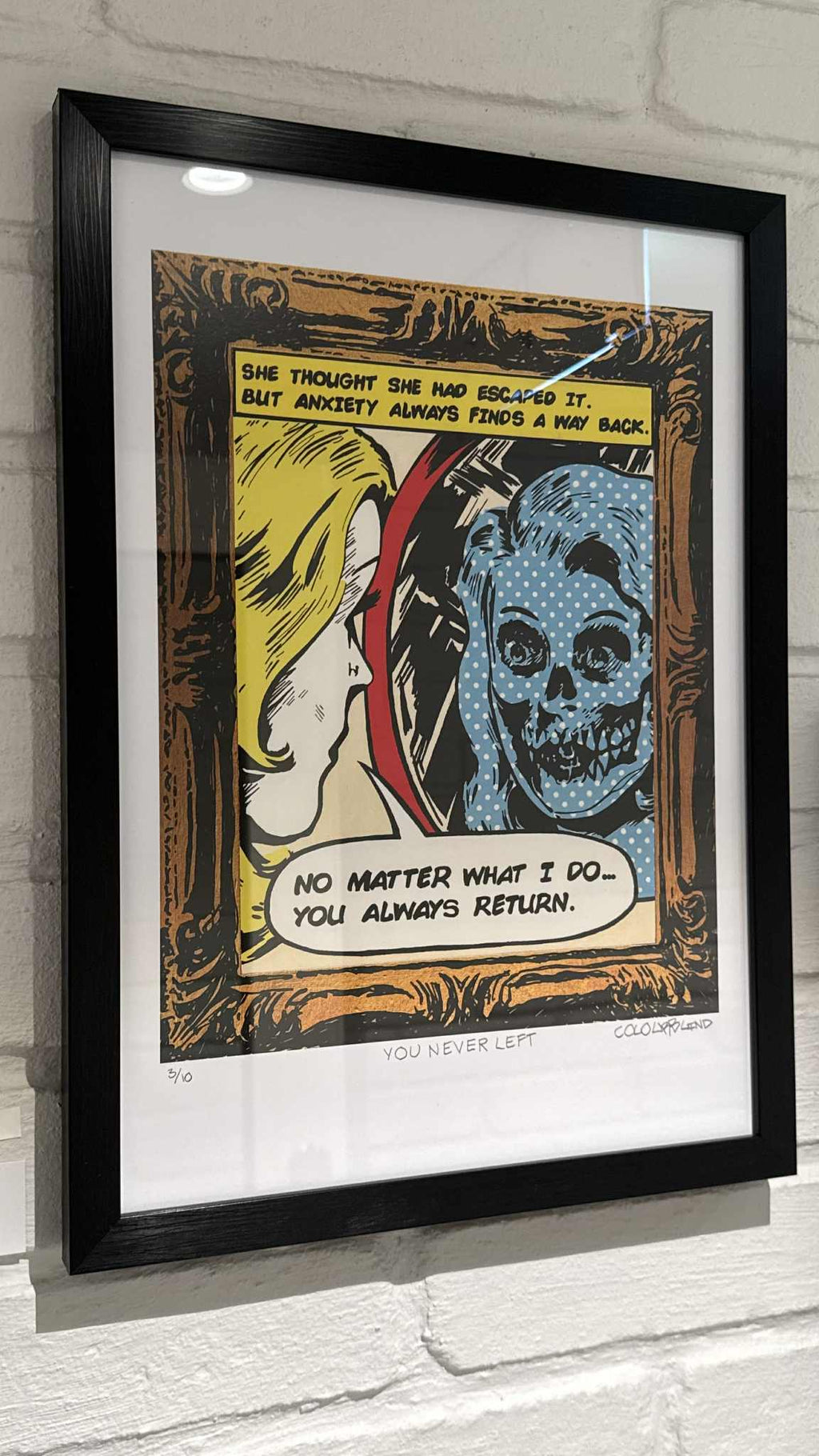 YOU NEVER LEFT – A3 Signed Print
