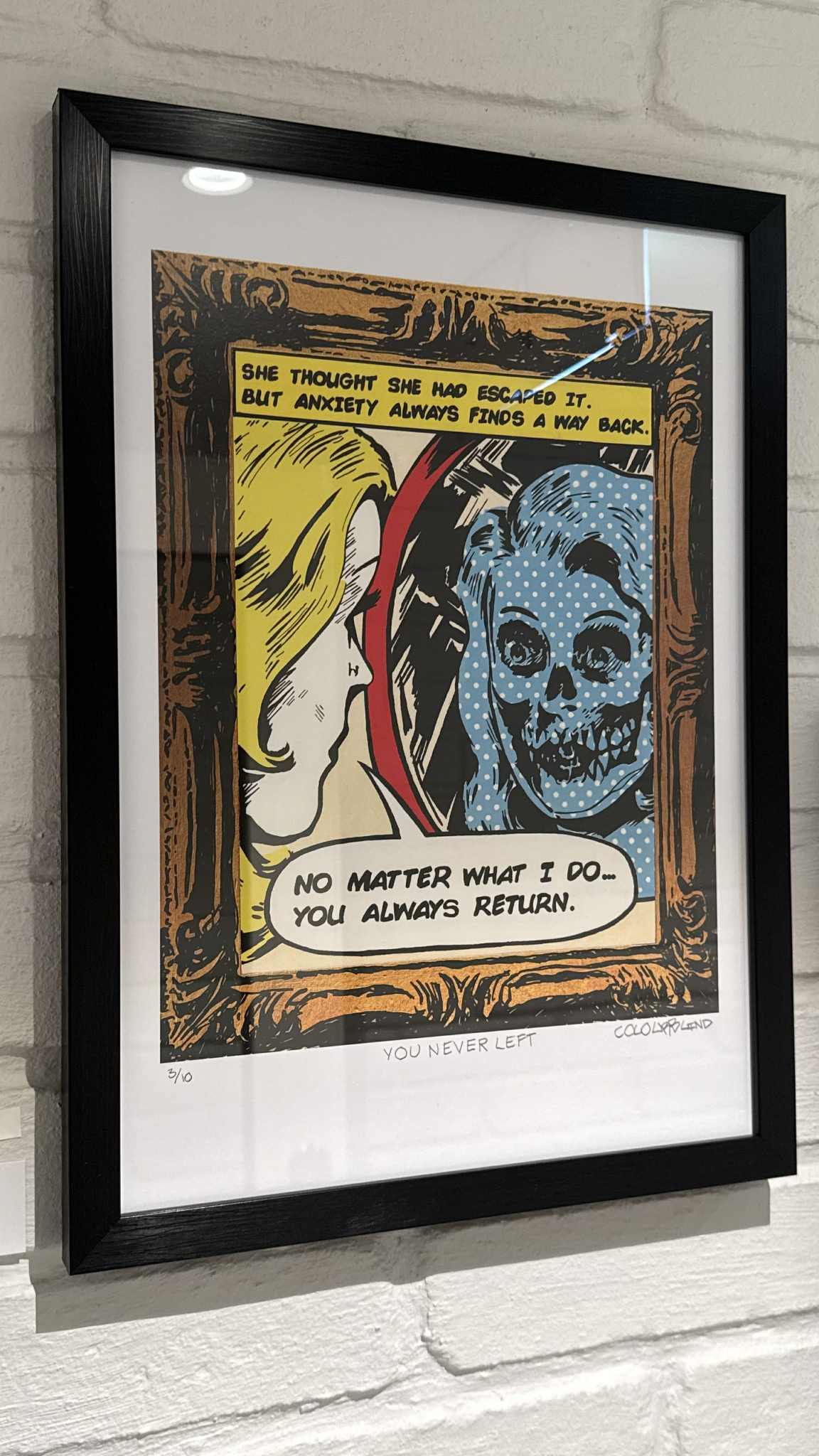 YOU NEVER LEFT – A3 Signed Print